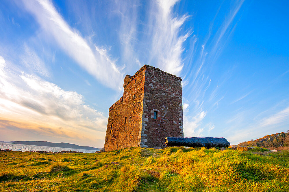 Portencross Castle, North Ayrshire, Scotland, United Kingdom, Europe