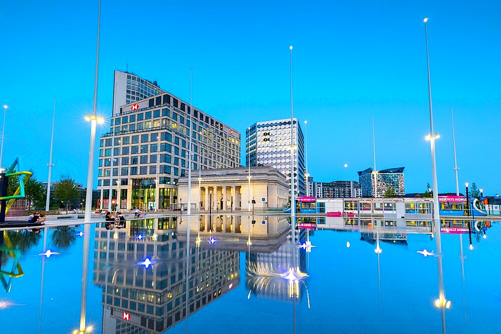 The Exchange and office blocks, Centenary Square, Birmingham, England, United Kingdom, Europe