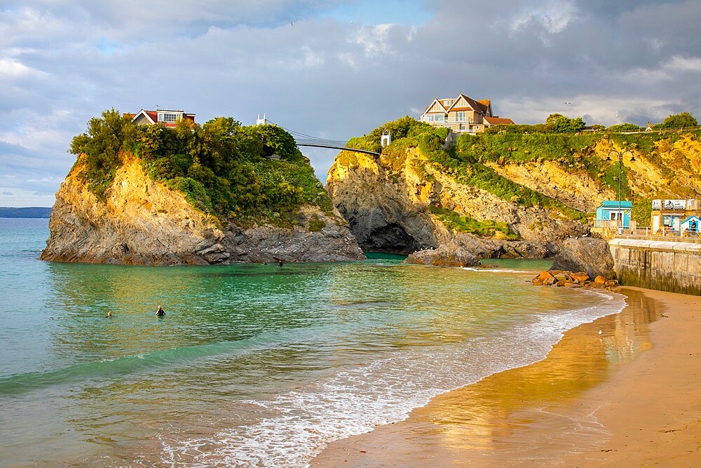 House in the Sea, Towan Beach, Newquay, Cornwall, England, United Kingdom, Europe