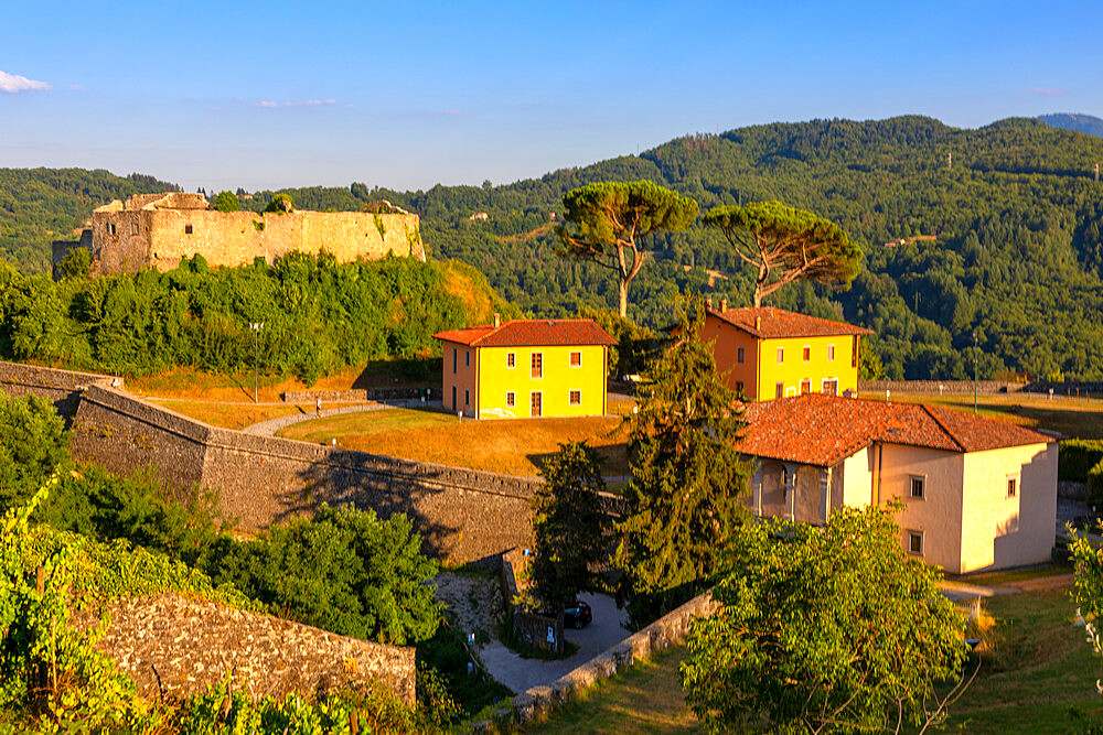 Fortezza di Mont'Alfonso, Fortress, Castelnuovo di Garfagnana, Tuscany, Italy, Europe