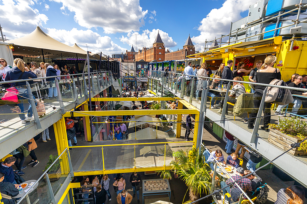 Camden Market Buck Street, Rooftop Terrace, London, England, United Kingdom, Europe