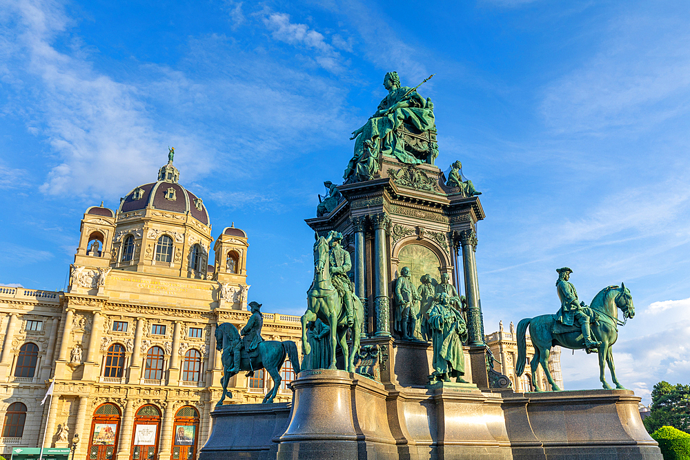 Monument of Empress Maria Theresa, Maria-Theresien-Platz, Kunsthistorisches Museum, Art History Museum Quarter, Museum, Vienna, Austria, Europe