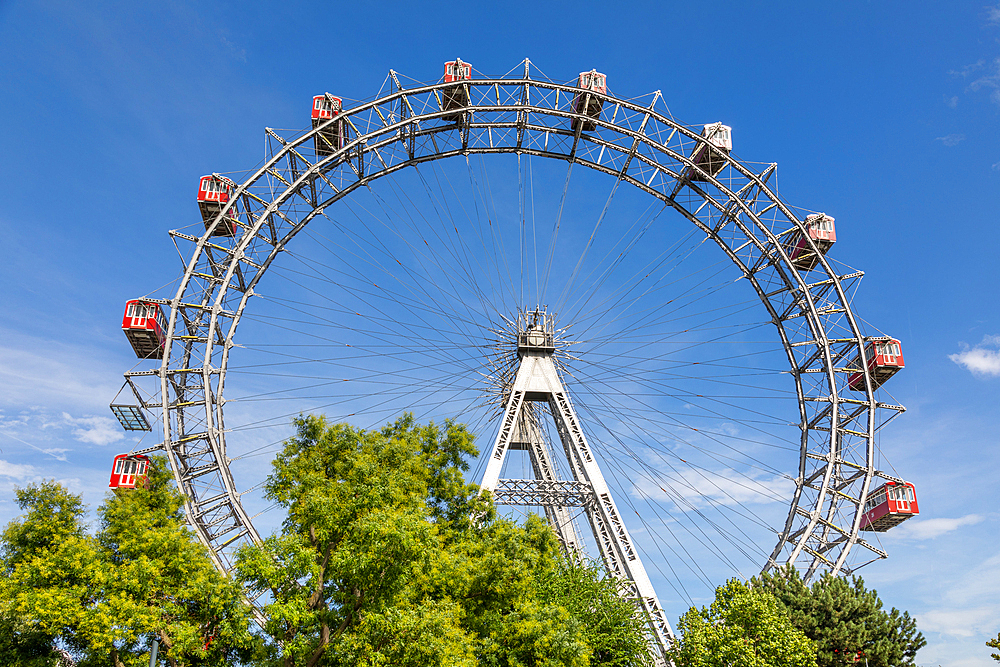 Riesenrad, Giant Ferris Wheel, Prater, Vienna, Austria, Europe