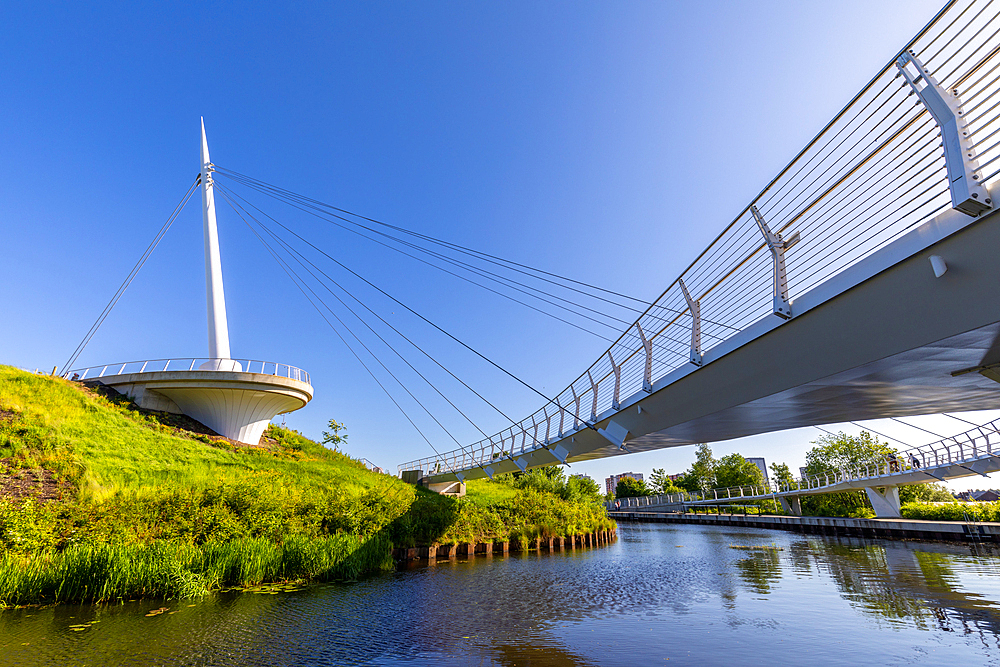 Stockingfield Bridge, Forth and Clyde Canal, Glasgow, Scotland, United Kingdom, Europe