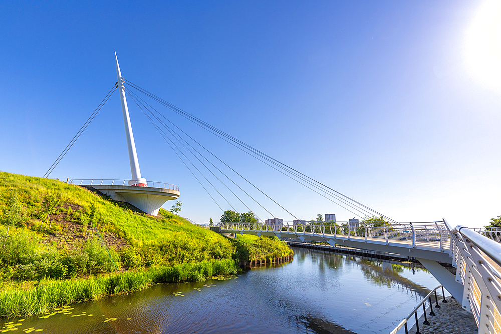 Stockingfield Bridge, Forth and Clyde Canal, Glasgow, Scotland, United Kingdom, Europe