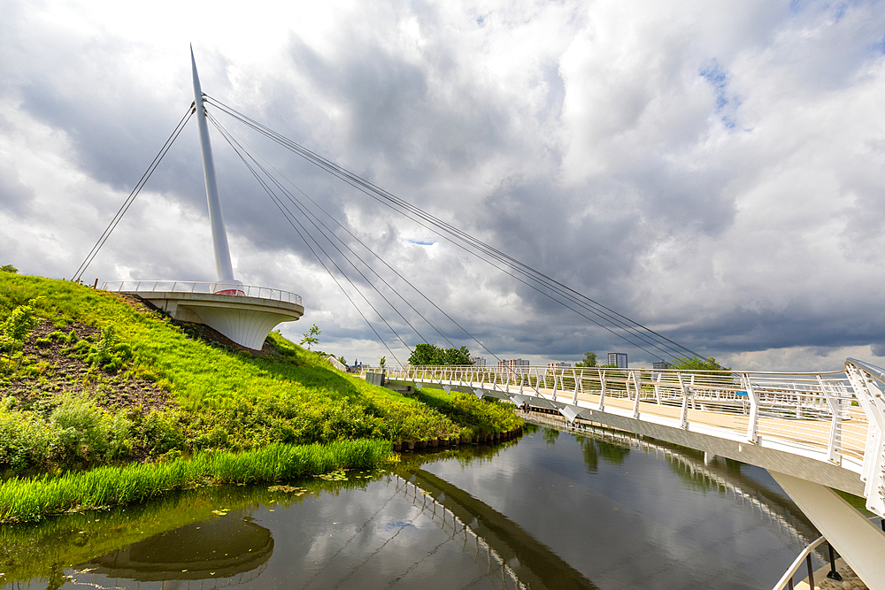 Stockingfield Bridge, Forth and Clyde Canal, Glasgow, Scotland, United Kingdom, Europe