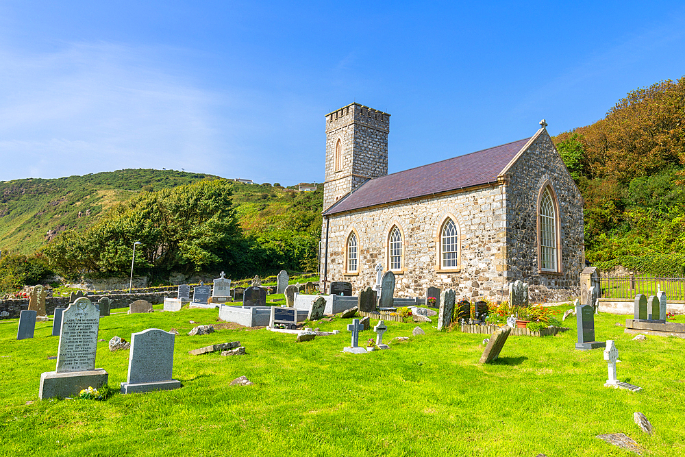 St. Thomas' Parish Church, Rathlin Island, County Antrim, Ulster, Northern Ireland, United Kingdom, Europe