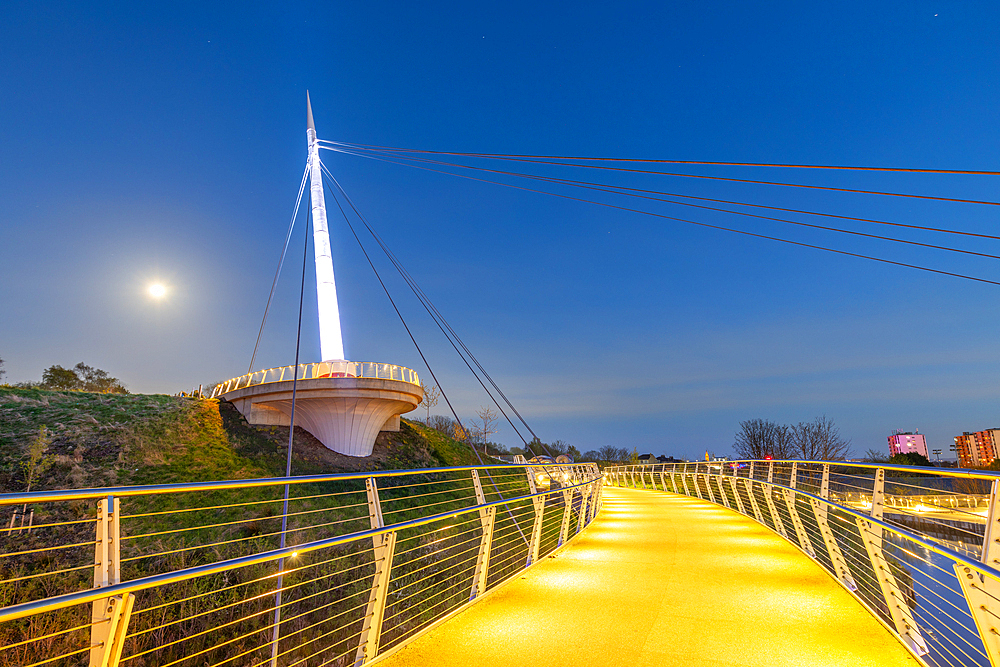 Stockingfield Bridge, Forth and Clyde Canal, Glasgow, Scotland, United Kingdom, Europe