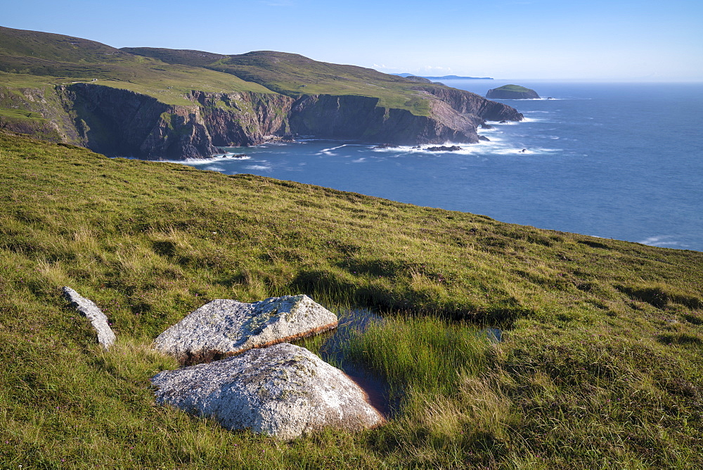 Cliffs, Arranmore Island, County Donegal, Ulster, Republic of Ireland, Europe