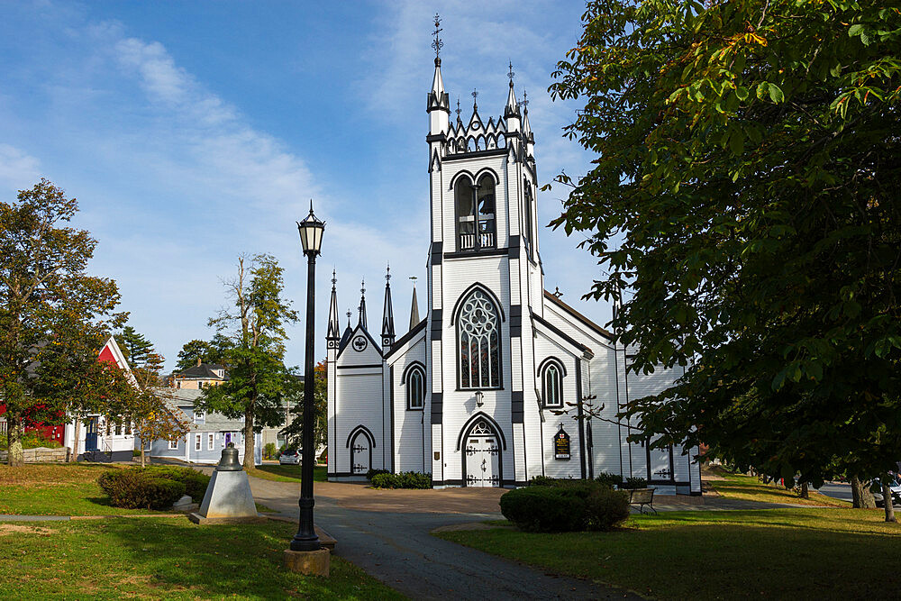 St. John's Anglican Church, Old Town, UNESCO World Heritage Site, Lunenburg, Nova Scotia, Canada, North America