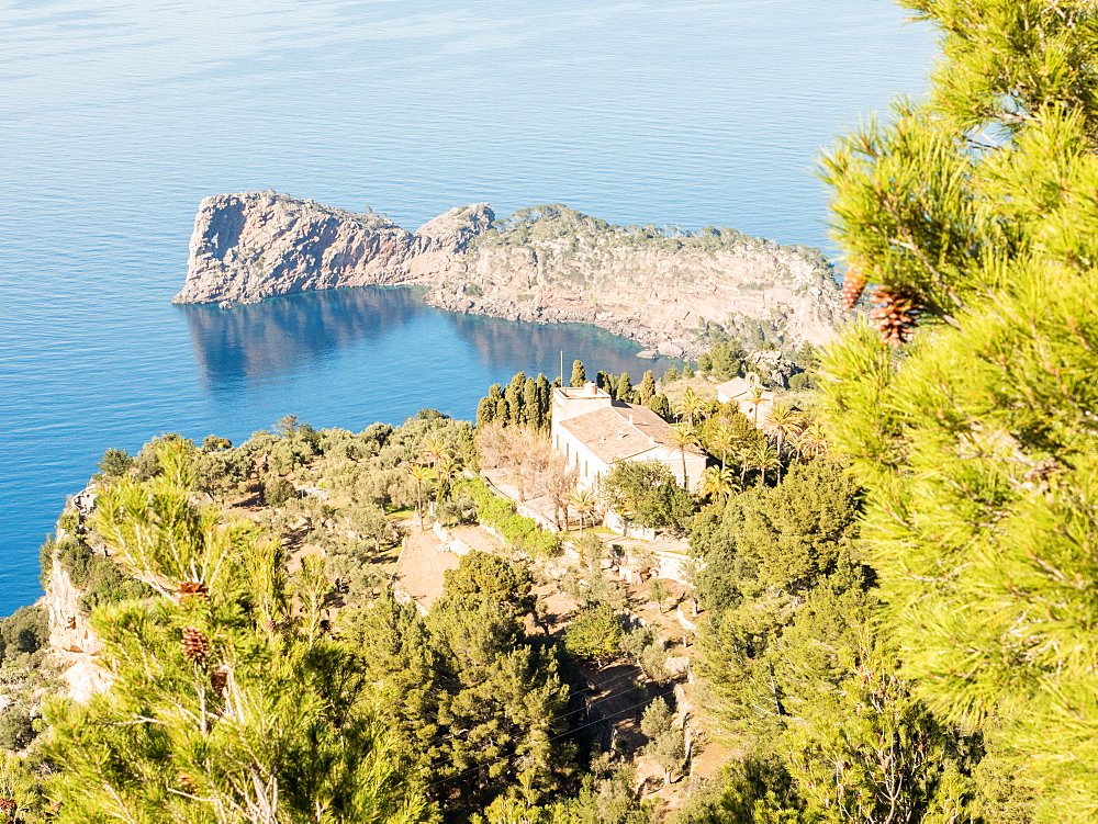 Coastline near Valdemossa, Mallorca, Balearic Islands, Spain, Mediterranean, Europe