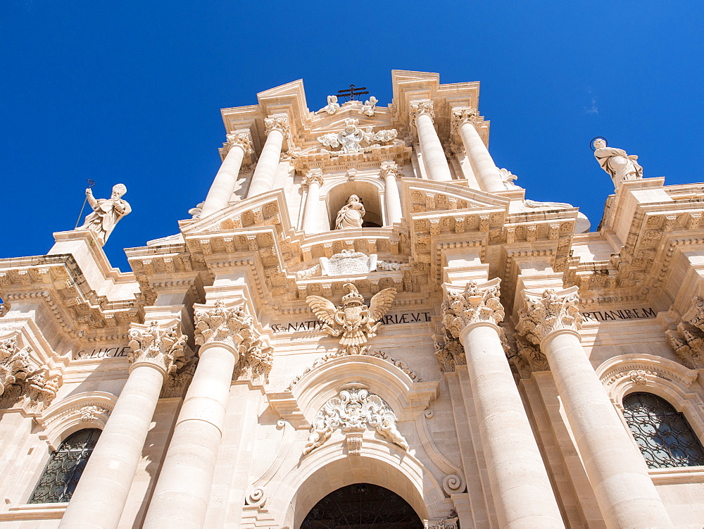 Syracuse Cathedral, Ortygia, Syracuse (Siracusa), UNESCO World Heritage Site, Sicily, Italy, Europe