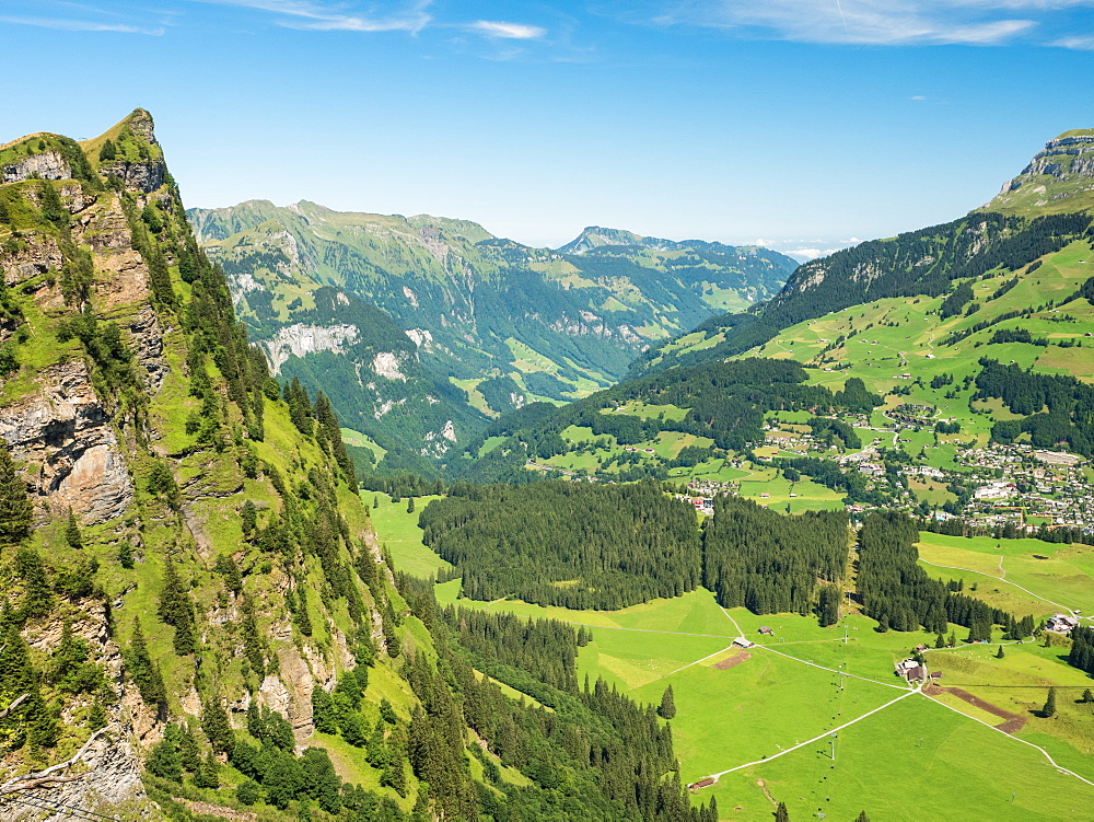 Mountain peak, Alps, near Engelberg, Switzerland, Europe