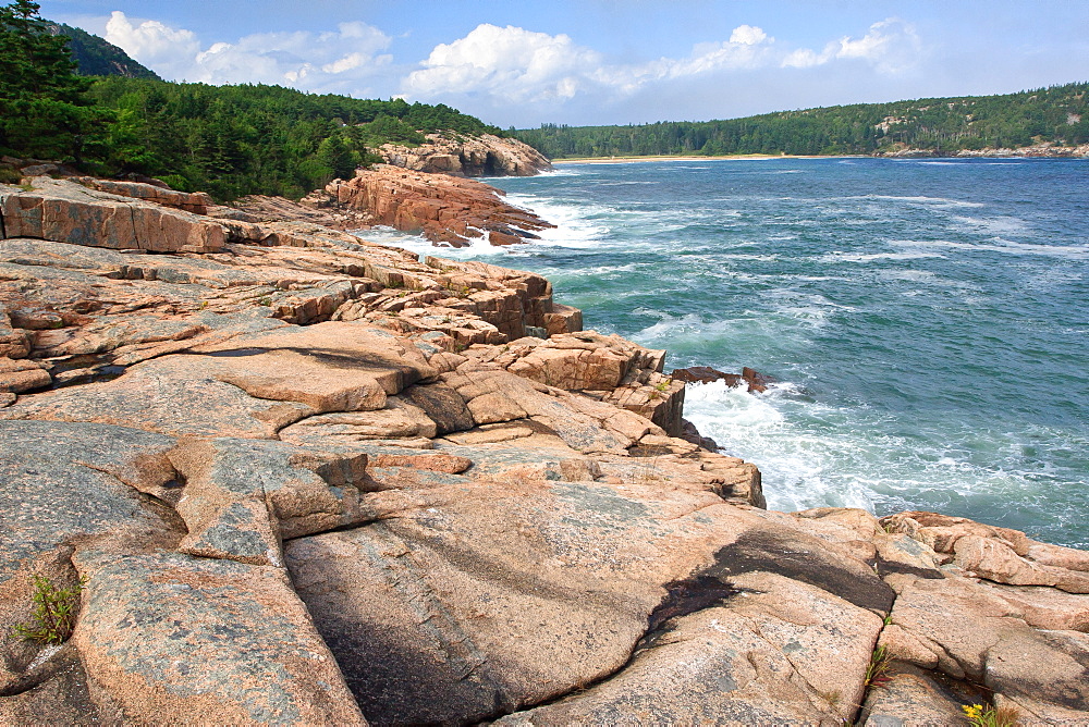 Coastline, Maine, New England, United States of America, North America