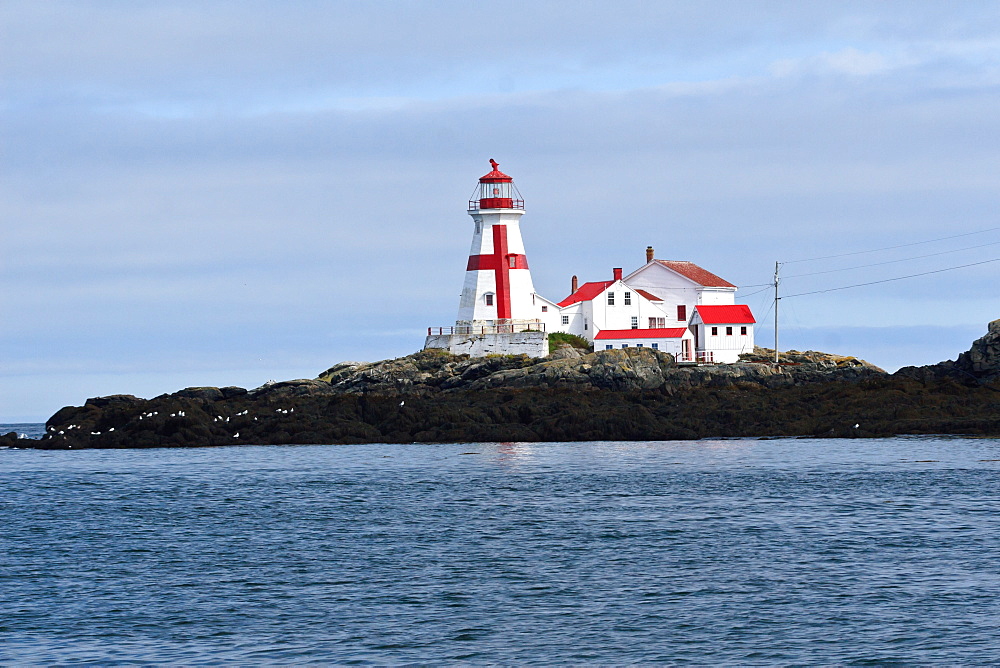 Lighthouse, Eastport, Maine, New England, United States of America, North America