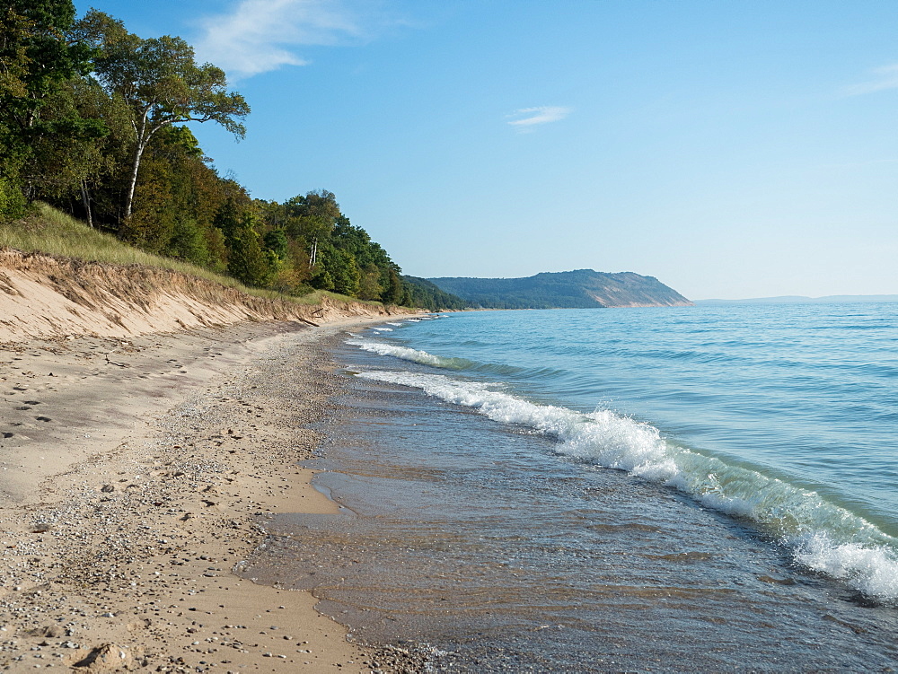 Beach, Sleeping Bear Dunes National Park, Glen Arbor, Michigan, United States of America, North America