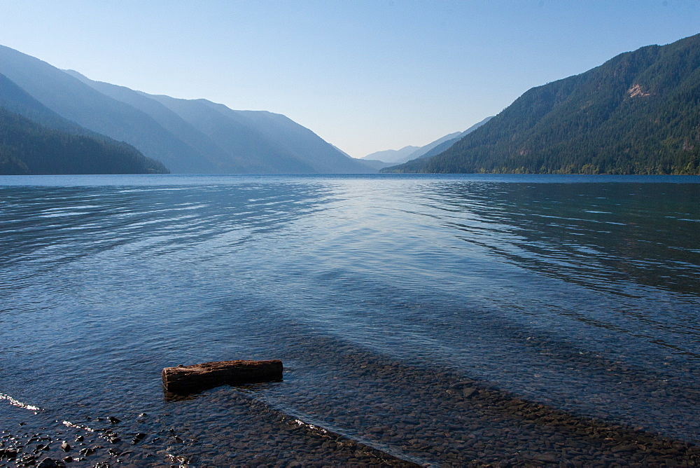 Lake Crescent, Olympic National Park, UNESCO World Heritage Site, Washington State, United States of America, North America