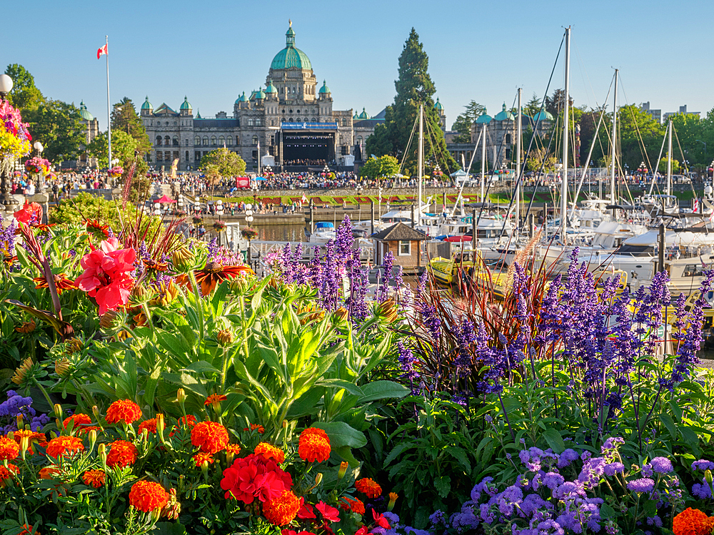 Inner Harbor, Victoria, Vancouver Island, British Columbia, Canada, North America