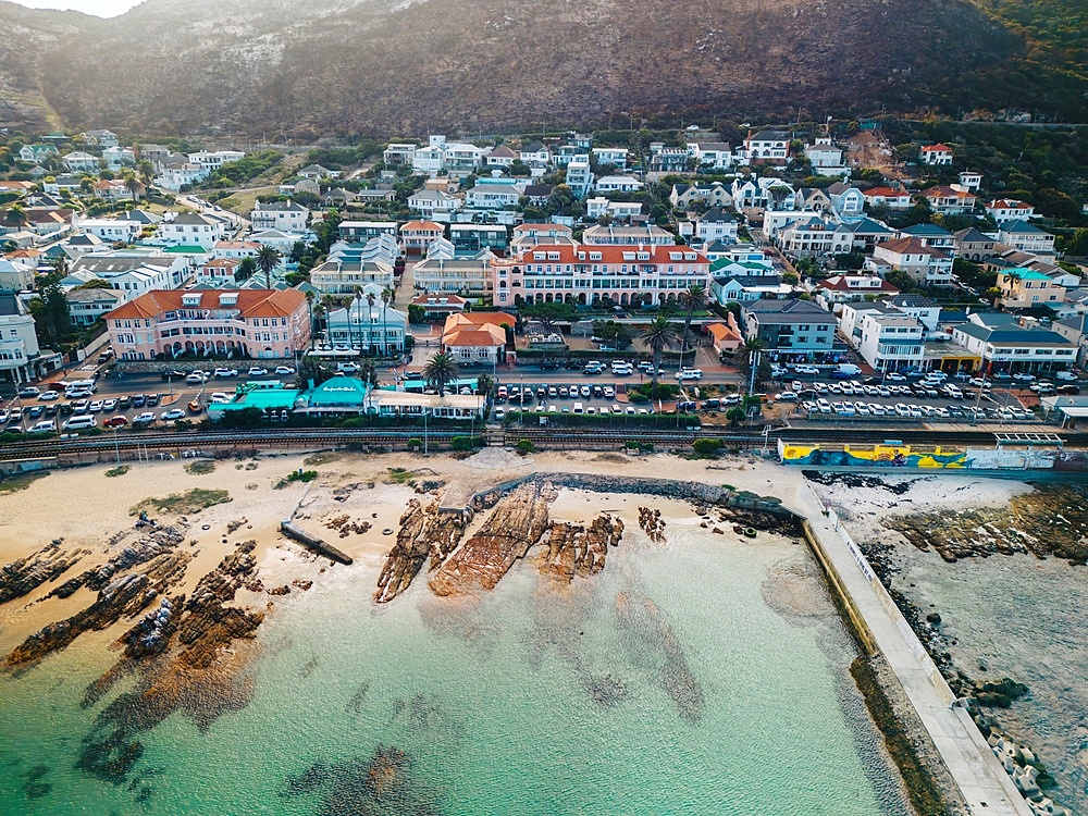 Simon's Town, home to Naval Base Simon's Town, the South African Navy's largest base, located on the shores of Simon's Bay in False Bay, on the eastern side of the Cape Peninsula, Western Cape, South Africa, Africa