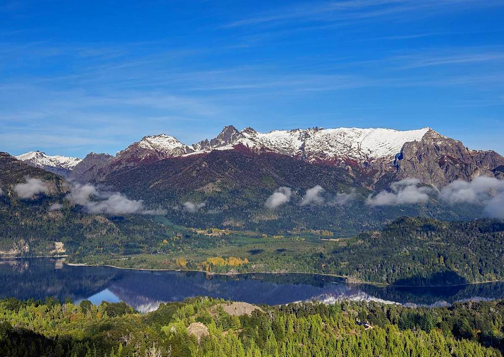 Perito Moreno Lake seen from Cerro Campanario, Nahuel Huapi National Park, Rio Negro Province, Argentina, South America