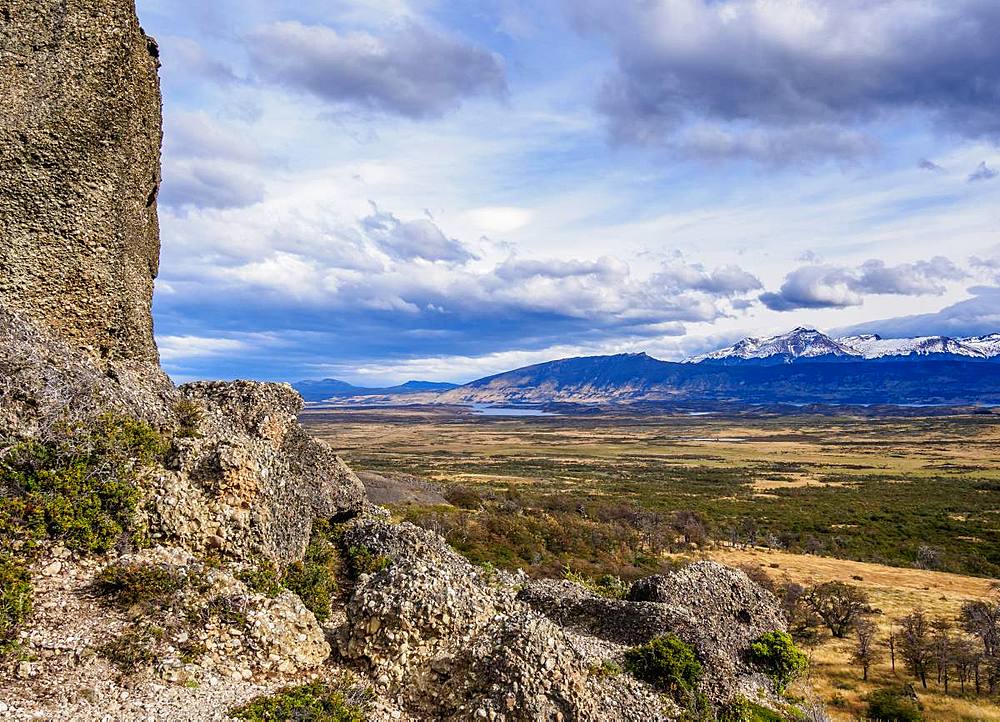 Devil Chair Rock Formation, Cueva del Milodon Natural Monument, Puerto Natales, Ultima Esperanza Province, Patagonia, Chile, South America