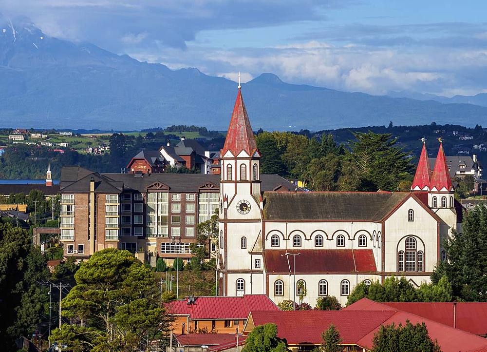 Sagrado Corazon de Jesus Church, Puerto Varas, Llanquihue Province, Los Lagos Region, Chile, South America