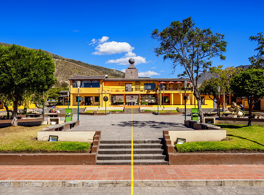 Equator Line, Ciudad Mitad del Mundo (Middle of the World City), Pichincha Province, Ecuador, South America