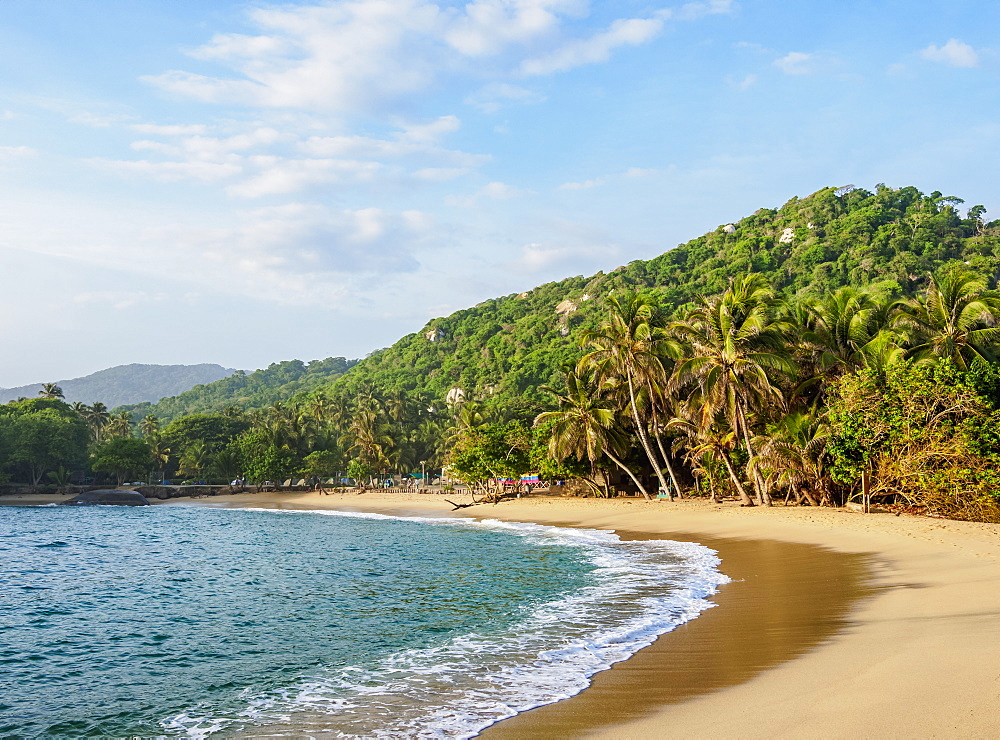 El Cabo San Juan del Guia beach, Tayrona National Natural Park, Magdalena Department, Caribbean, Colombia, South America