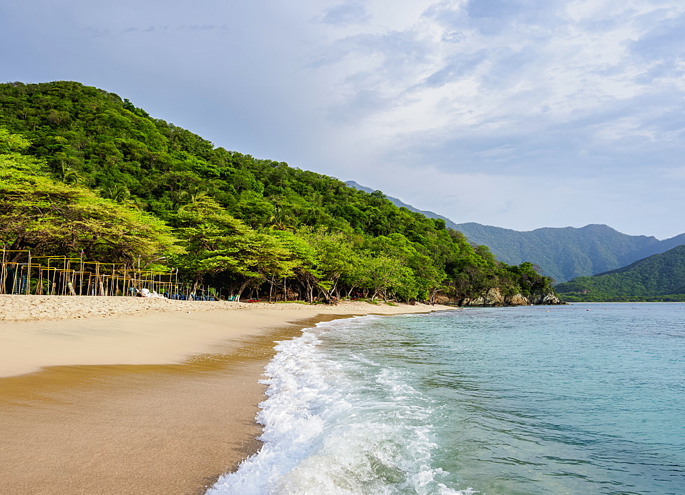 Playa Cristal, Tayrona National Natural Park, Magdalena Department, Caribbean, Colombia, South America