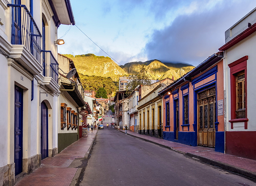 Street of La Candelaria, Bogota, Capital District, Colombia, South America