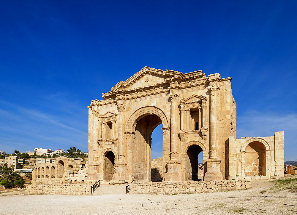 Hadrian's Arch, Jerash, Jerash Governorate, Jordan, Middle East