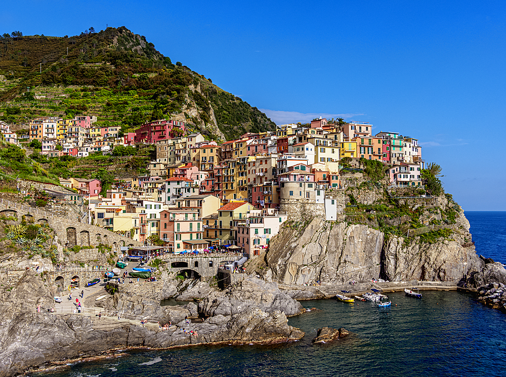 Manarola, Cinque Terre, UNESCO World Heritage Site, Liguria, Italy, Europe