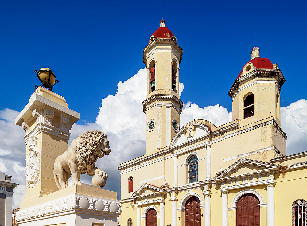 Purisima Concepcion Cathedral, Main Square, Cienfuegos, UNESCO World Heritage Site, Cienfuegos Province, Cuba, West Indies, Caribbean, Central America