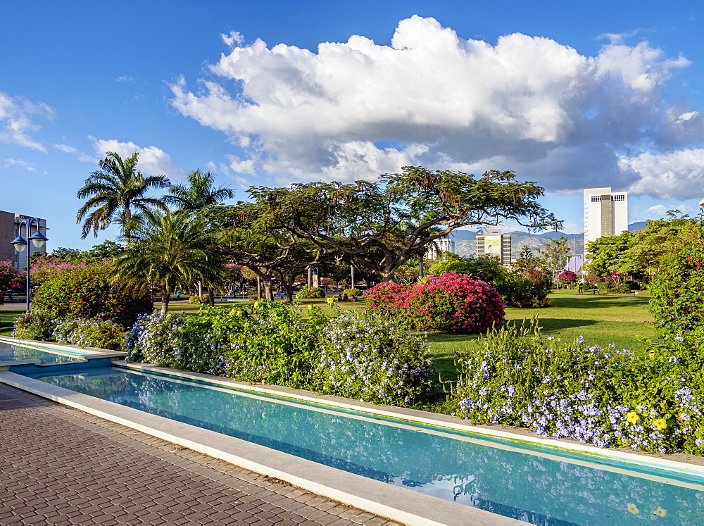 Emancipation Park, Kingston, Saint Andrew Parish, Jamaica, West Indies, Caribbean, Central America