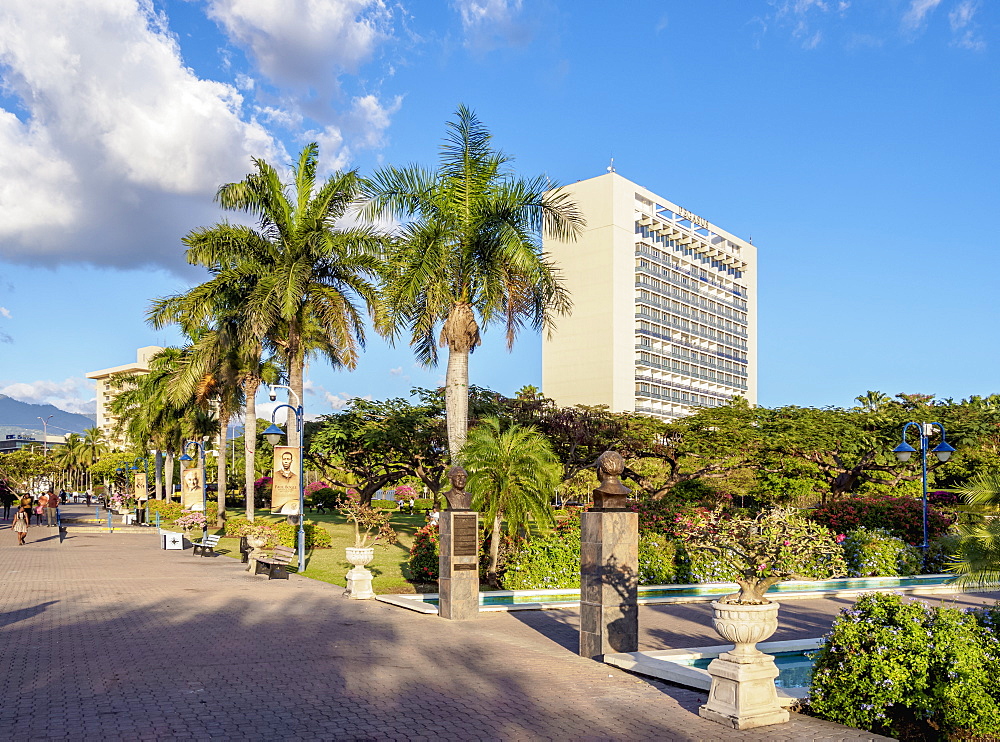 Emancipation Park, Kingston, Saint Andrew Parish, Jamaica, West Indies, Caribbean, Central America