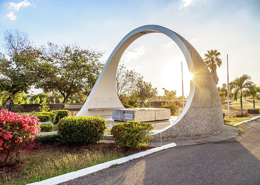 Monument to Sir William Alexander Bustamante, National Heroes Park, Kingston, Saint Andrew Parish, Jamaica, West Indies, Caribbean, Central America