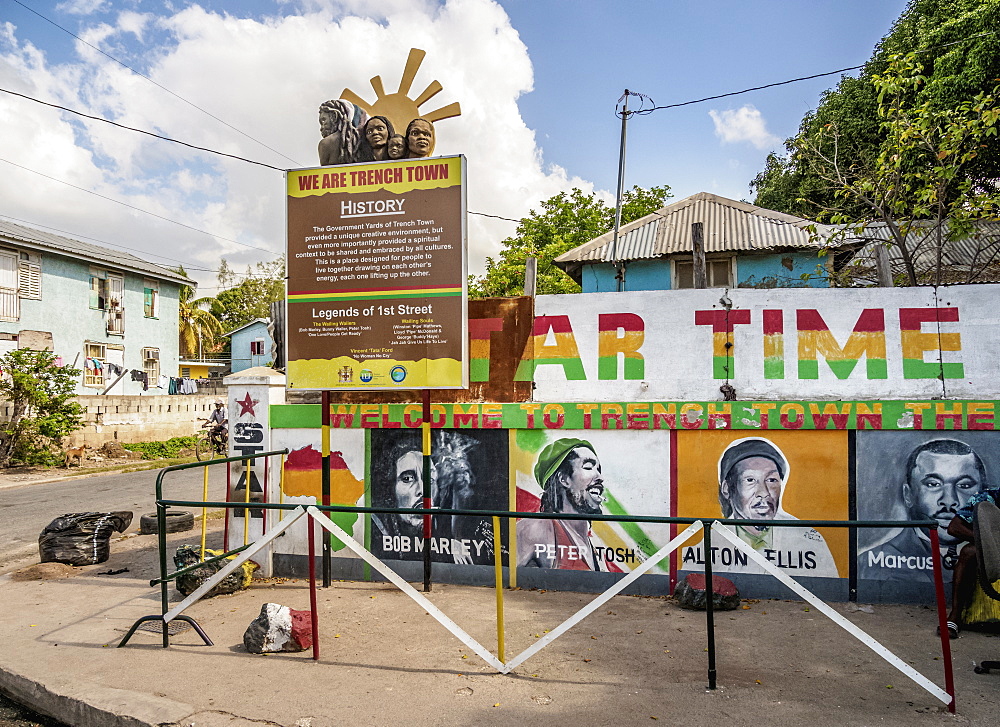 1st Street, Trench Town, Kingston, Saint Andrew Parish, Jamaica, West Indies, Caribbean, Central America