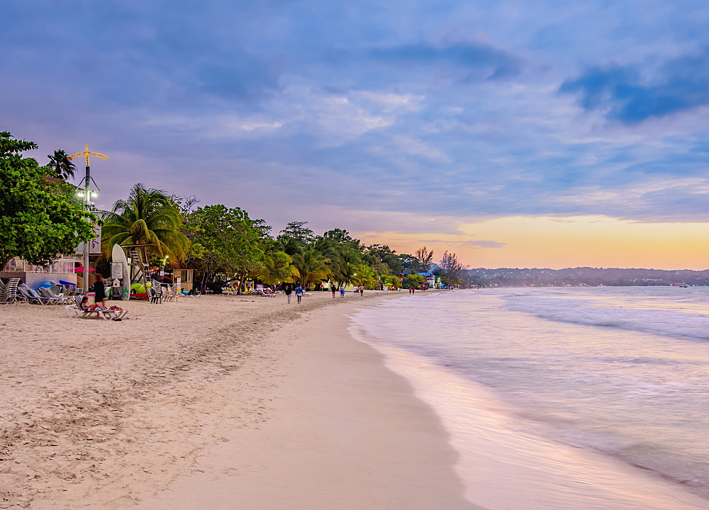 Seven Mile Beach, Long Bay, Negril, Westmoreland Parish, Jamaica, West Indies, Caribbean, Central America