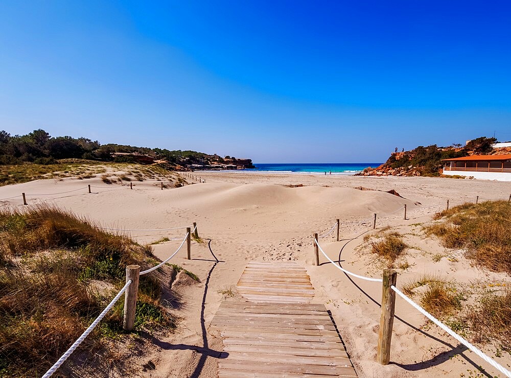 Cala Saona Beach, Formentera, Balearic Islands, Spain, Mediterranean, Europe