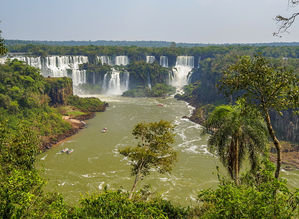 View of the Iguazu Falls, UNESCO World Heritage Site, Foz do Iguacu, State of Parana, Brazil, South America