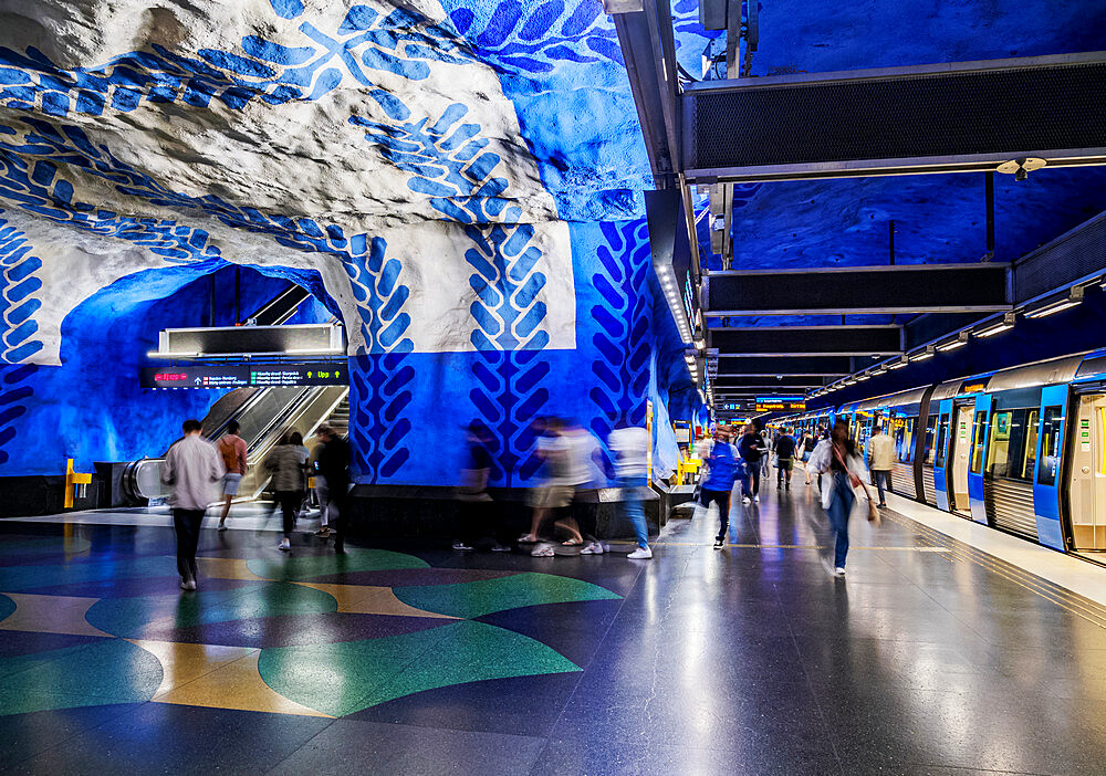 T-Centralen Metro Station, Stockholm, Stockholm County, Sweden, Scandinavia, Europe