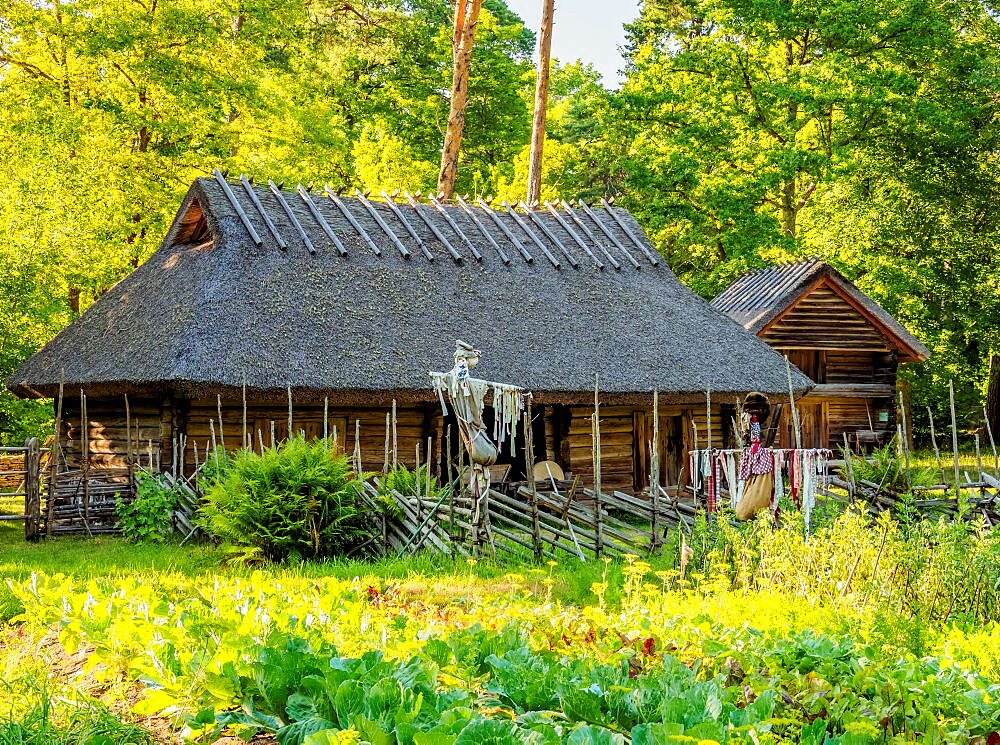 Traditional House, Estonian Open Air Museum, Rocca al Mare, Tallinn, Estonia