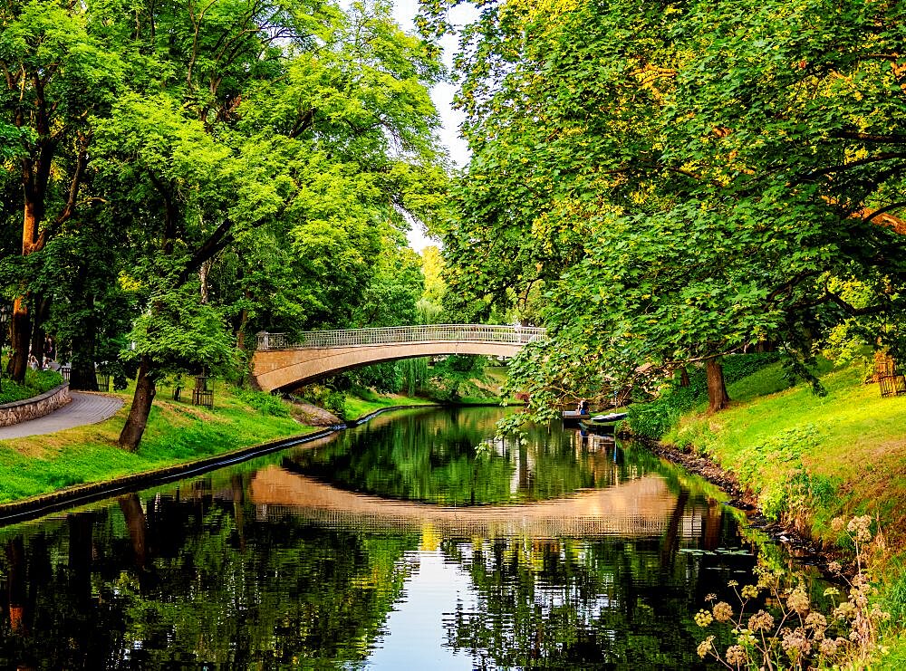 City canal, Riga, Latvia