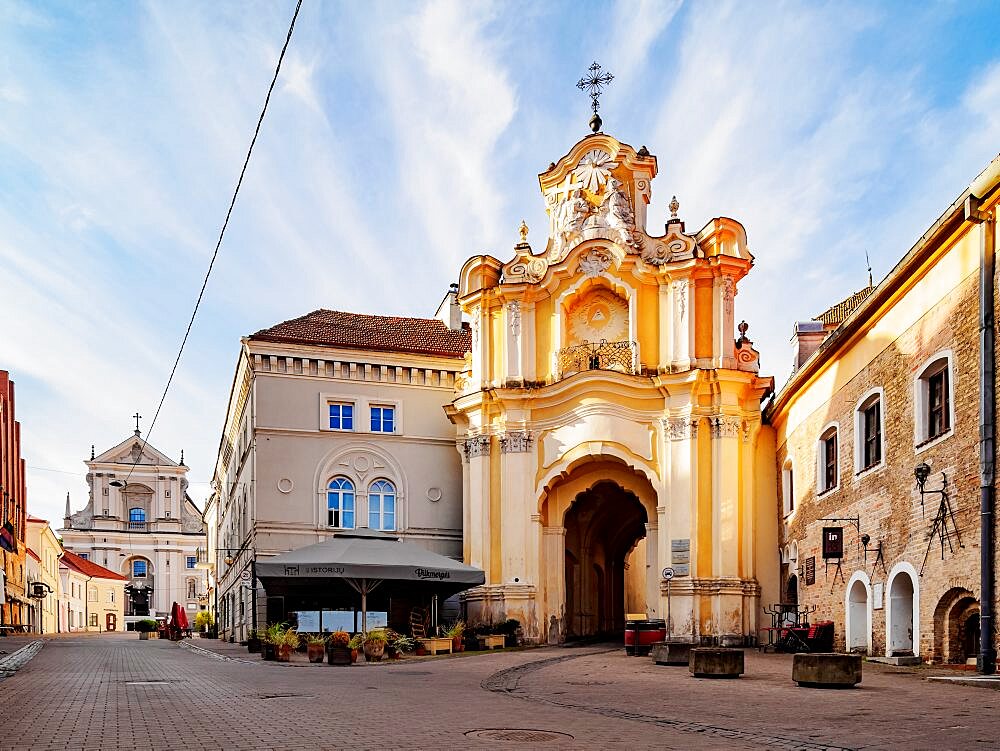 Basilian Gate to Monastery of the Holy Trinity, Old Town, Vilnius, Lithuania