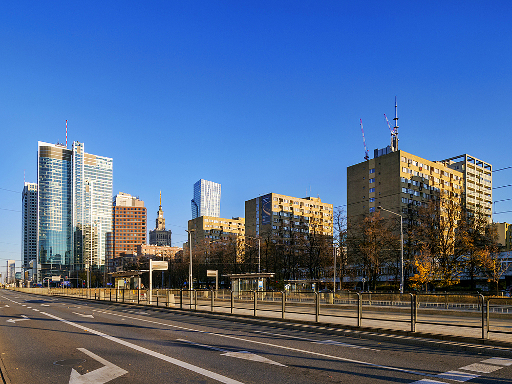 Prosta Street, Warsaw, Masovian Voivodeship, Poland, Europe