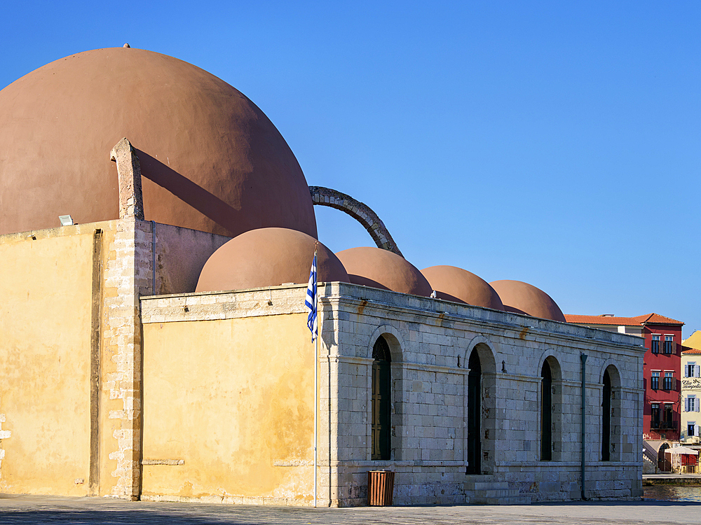 Kucuk Hasan Mosque, City of Chania, Crete, Greek Islands, Greece, Europe