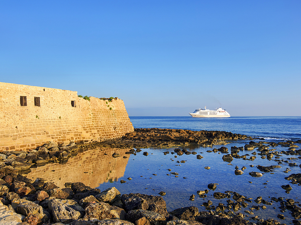 Defkalionos Defensive Wall, City of Chania, Crete, Greek Islands, Greece, Europe