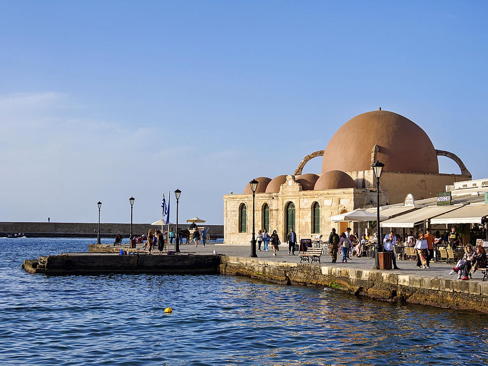 Kucuk Hasan Mosque, City of Chania, Crete, Greek Islands, Greece, Europe