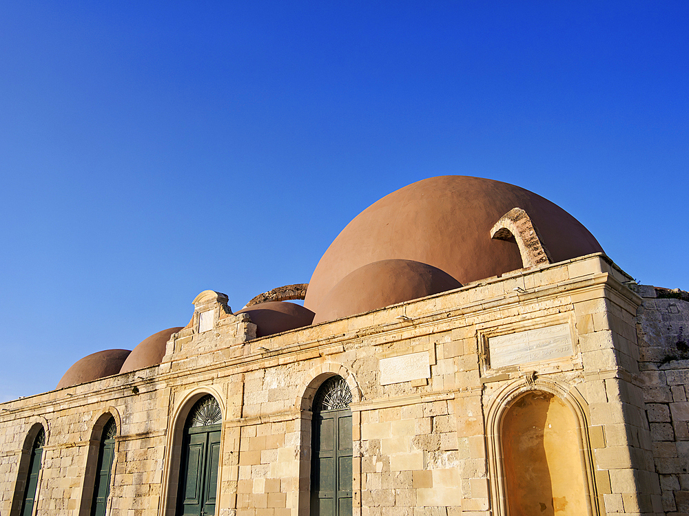 Kucuk Hasan Mosque, City of Chania, Crete, Greek Islands, Greece, Europe