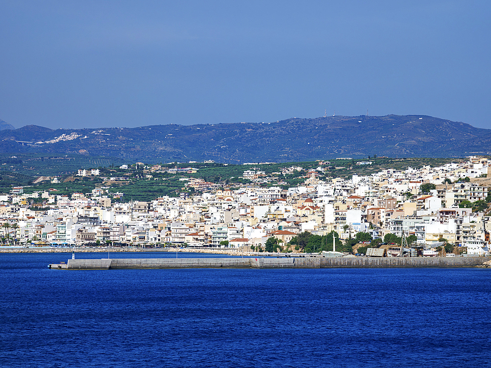 Townscape of Sitia, Lasithi Region, Crete, Greek Islands, Greece, Europe